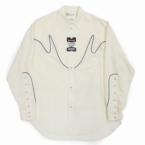 画像: 【30%OFF】DAIRIKU/"J.Fox" Western Over Shirt（Ivory）［ウエスタンオーバーシャツ-24春夏］