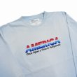 画像4: DAIRIKU/"AMERICA" Vintage Sunburn Tee（Sunburn Aqua）［ヴィンテージサンバーン長袖T-24春夏］ (4)