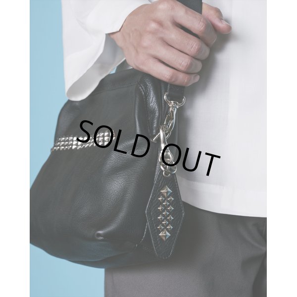 画像5: CALEE/STUDS LEATHER ASSORT KEY RING ＜TYPE I＞ C（BLACK/C）［スタッズレザーキーリング-24春夏］ (5)