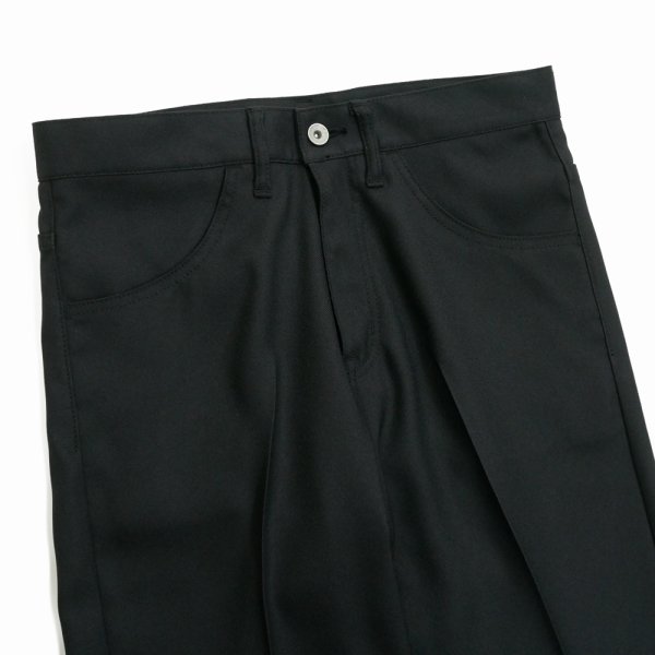 画像3: DAIRIKU/"Slim" Pressed Pants（Black）［"スリム"スタプレパンツ-24春夏］ (3)