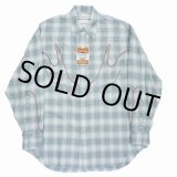 画像: 【30%OFF】DAIRIKU/Check Western Over Shirt（Aqua）［チェックウエスタンオーバーシャツ-24春夏］