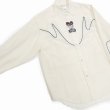 画像3: 【30%OFF】DAIRIKU/"J.Fox" Western Over Shirt（Ivory）［ウエスタンオーバーシャツ-24春夏］ (3)