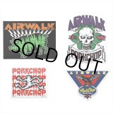画像: PORKCHOP/AP STICKER SET（×AIRWALK CLASSICS）（4枚セット）［ステッカーセット-24春夏］