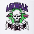 画像4: PORKCHOP/AP SKELETON L/S TEE（×AIRWALK CLASSICS）（WHITE）［プリント長袖T-24春夏］ (4)