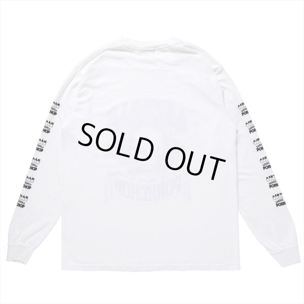 画像2: PORKCHOP/AP SKELETON L/S TEE（×AIRWALK CLASSICS）（WHITE）［プリント長袖T-24春夏］ (2)