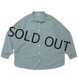 画像: COOTIE PRODUCTIONS/Garment Dyed Ripstop Check L/S Shirt（Green）［チェックシャツ-24春夏］