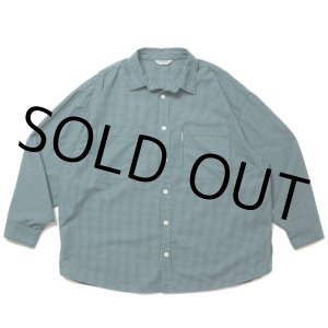 画像: COOTIE PRODUCTIONS/Garment Dyed Ripstop Check L/S Shirt（Green）［チェックシャツ-24春夏］