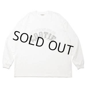 画像: COOTIE PRODUCTIONS/Open End Yarn Print L/S Tee（White）［プリント長袖T-24春夏］