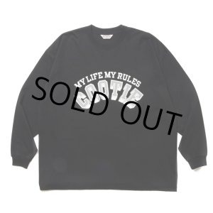 画像: COOTIE PRODUCTIONS/Open End Yarn Print L/S Tee（Black）［プリント長袖T-24春夏］
