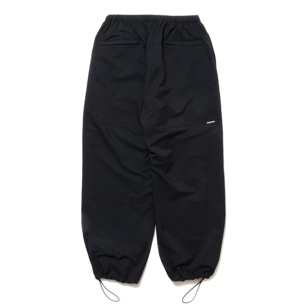 画像2: COOTIE PRODUCTIONS/Polyester Perforated Cloth Track Pants（Black）［トラックパンツ-24春夏］ (2)