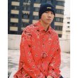 画像6: CHALLENGER/L/S BANDANA NEL SHIRT（RED）［バンダナネルシャツ-23秋冬］ (6)