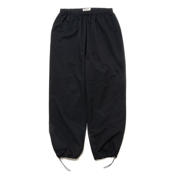 画像1: COOTIE PRODUCTIONS/Polyester Perforated Cloth Track Pants（Black）［トラックパンツ-24春夏］ (1)