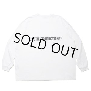 画像: COOTIE PRODUCTIONS/Print Oversized L/S Tee（White）［オーバーサイズ長袖T-24春夏］