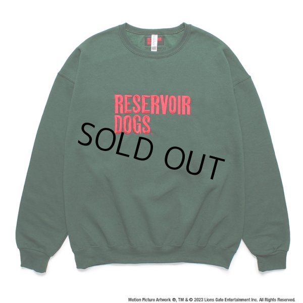 画像1: WACKO MARIA/RESERVOIR DOGS / SWEAT SHIRT（GREEN）［クルーネックスウェット-24春夏］ (1)