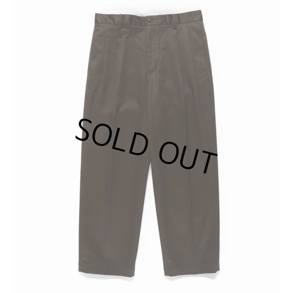 画像2: WACKO MARIA/DOUBLE PLEATED CHINO TROUSERS（KHAKI）［ツータックチノトラウザース-24春夏］ (2)