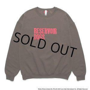 画像: WACKO MARIA/RESERVOIR DOGS / SWEAT SHIRT（BROWN）［クルーネックスウェット-24春夏］