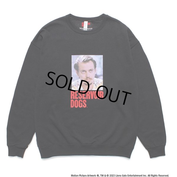 画像1: WACKO MARIA/RESERVOIR DOGS / SWEAT SHIRT（BLACK）［クルーネックスウェット-24春夏］ (1)