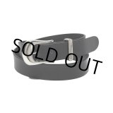 画像: CALEE/LEATHER PLANE BELT（BLACK）［レザープレーンベルト-23秋冬］