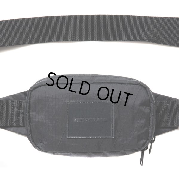 画像2: COOTIE PRODUCTIONS/Compact Waist Bag（X-PAC）（Black）［コンパクトウエストバッグ-24春夏］ (2)