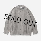 画像: TIGHTBOOTH/PLEATS SHIRT JKT（Charcoal）［プリーツシャツJKT-24春夏］