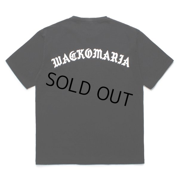 画像1: WACKO MARIA/WASHED HEAVY WEIGHT T-SHIRT（BLACK）［プリントT-24春夏］ (1)