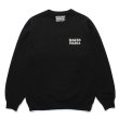 画像1: WACKO MARIA/HEAVY WEIGHT CREW NECK SWEAT SHIRT（BLACK）［クルーネックスウェット-24春夏］ (1)