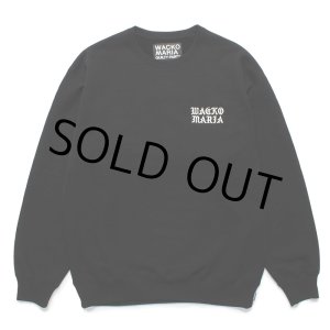 画像: WACKO MARIA/HEAVY WEIGHT CREW NECK SWEAT SHIRT（BLACK）［クルーネックスウェット-24春夏］