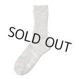 画像: COOTIE PRODUCTIONS/Raza Lowgauge Socks（White Mix）［ローゲージソックス-24秋冬］