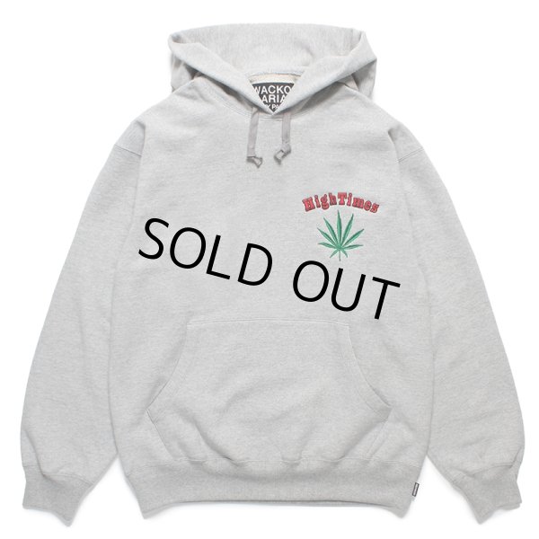 画像1: WACKO MARIA/HIGH TIMES / HEAVY WEIGHT HOODED SWEAT SHIRT（GRAY）［プルオーバーパーカー-24春夏］ (1)