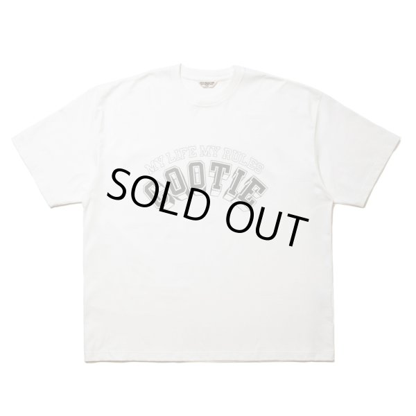 画像1: COOTIE PRODUCTIONS/Open End Yarn Print S/S Tee（White）［プリントT-24春夏］ (1)