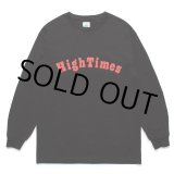 画像: WACKO MARIA/HIGH TIMES / LONG SLEEVE T-SHIRT（BLACK）［プリント長袖T-24春夏］