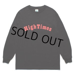 画像: WACKO MARIA/HIGH TIMES / LONG SLEEVE T-SHIRT（BLACK）［プリント長袖T-24春夏］