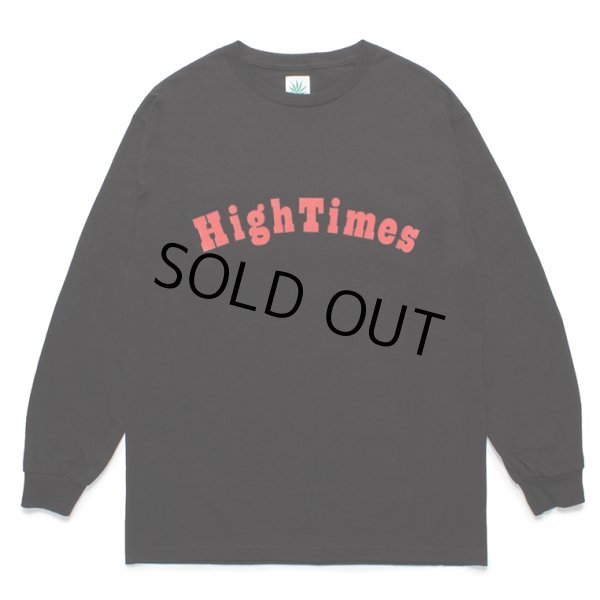 画像1: WACKO MARIA/HIGH TIMES / LONG SLEEVE T-SHIRT（BLACK）［プリント長袖T-24春夏］ (1)