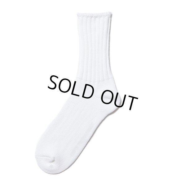 画像1: COOTIE PRODUCTIONS/Raza Lowgauge Socks（White）［ローゲージソックス-24春夏］ (1)