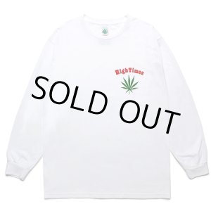 画像: WACKO MARIA/HIGH TIMES / LONG SLEEVE T-SHIRT（WHITE）［プリント長袖T-24春夏］