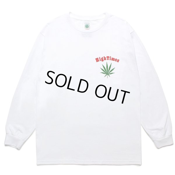 画像1: WACKO MARIA/HIGH TIMES / LONG SLEEVE T-SHIRT（WHITE）［プリント長袖T-24春夏］ (1)