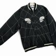 画像3: DAIRIKU/"Snake&Skull" Ska Jumper（Black）［スカジャン-24春夏］ (3)