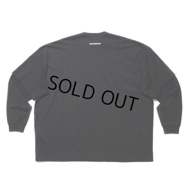 画像2: COOTIE PRODUCTIONS/Supima Oversized Cellie L/S Tee（Black）［オーバーサイズセリー長袖T-24春夏］ (2)