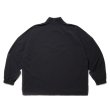 画像2: COOTIE PRODUCTIONS/Nylon Light Cloth Half Zip L/S Tee（Black）［ナイロンライトクロスハーフジップ-24春夏］ (2)