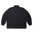 画像2: COOTIE PRODUCTIONS/Nylon Light Cloth Half Zip L/S Tee（Black）［ナイロンライトクロスハーフジップ-24春夏］ (2)