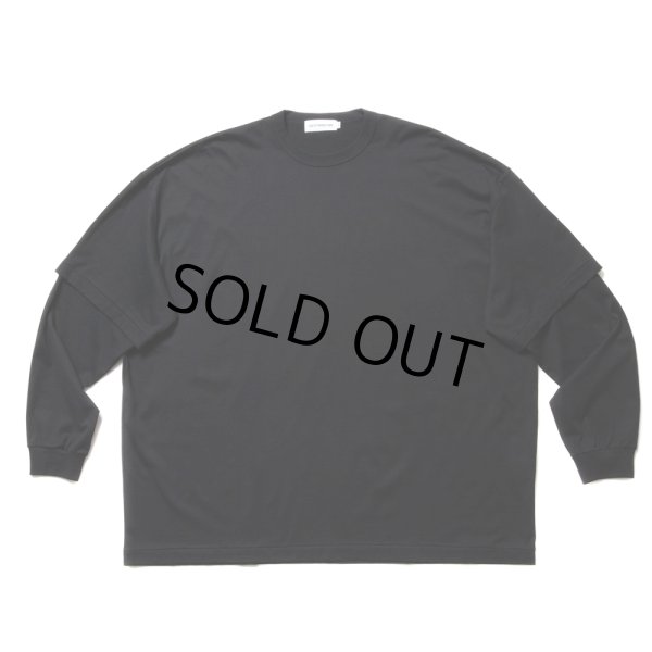 画像1: COOTIE PRODUCTIONS/Supima Oversized Cellie L/S Tee（Black）［オーバーサイズセリー長袖T-24春夏］ (1)