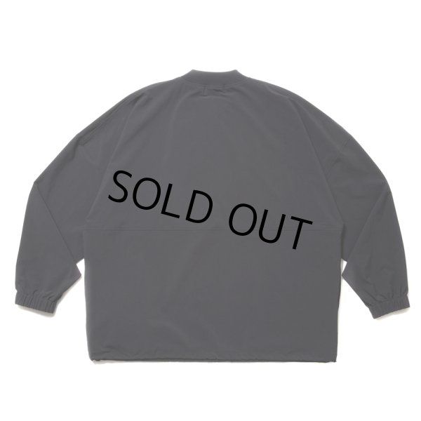 画像2: COOTIE PRODUCTIONS/Nylon Light Cloth Football L/S Tee（Black）［ナイロンライトクロスフットボール-24春夏］ (2)