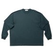 画像1: COOTIE PRODUCTIONS/Supima Oversized Cellie L/S Tee（Dark Green）［オーバーサイズセリー長袖T-24春夏］ (1)