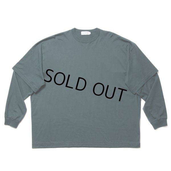 画像1: COOTIE PRODUCTIONS/Supima Oversized Cellie L/S Tee（Dark Green）［オーバーサイズセリー長袖T-24春夏］ (1)