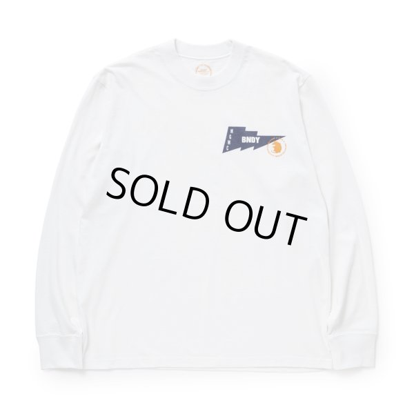 画像1: 【30%OFF】RATS/THUNDER FLAG LS TEE（WHITE）［プリント長袖T-24春夏］ (1)