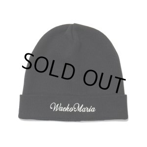 画像: WACKO MARIA/COTTON KNIT WATCH CAP（BLACK）［コットンニットキャップ-24春夏］