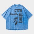画像1: 【30%OFF】TIGHTBOOTH/BEAST T-SHIRT（Blue）［プリントT-24春夏］ (1)