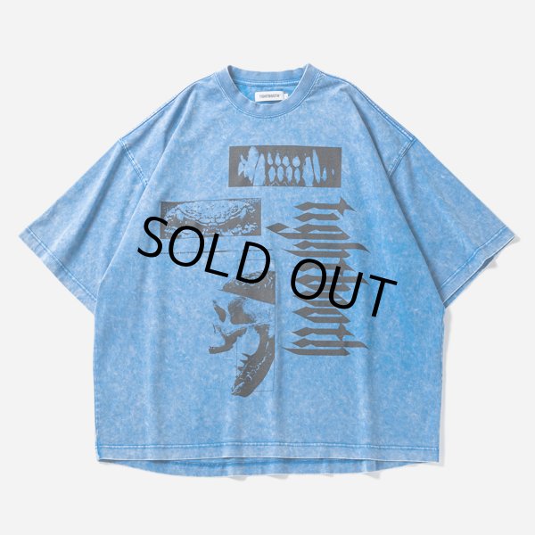 画像1: 【30%OFF】TIGHTBOOTH/BEAST T-SHIRT（Blue）［プリントT-24春夏］ (1)