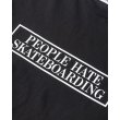 画像3: TIGHTBOOTH/PEOPLE HATE SKATE T-SHIRT（Black）［プリントT-24春夏］ (3)