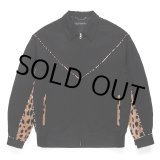 画像: WACKO MARIA/LEOPARD WESTERN JACKET（BLACK）［レオパードウエスタンJKT-24春夏］